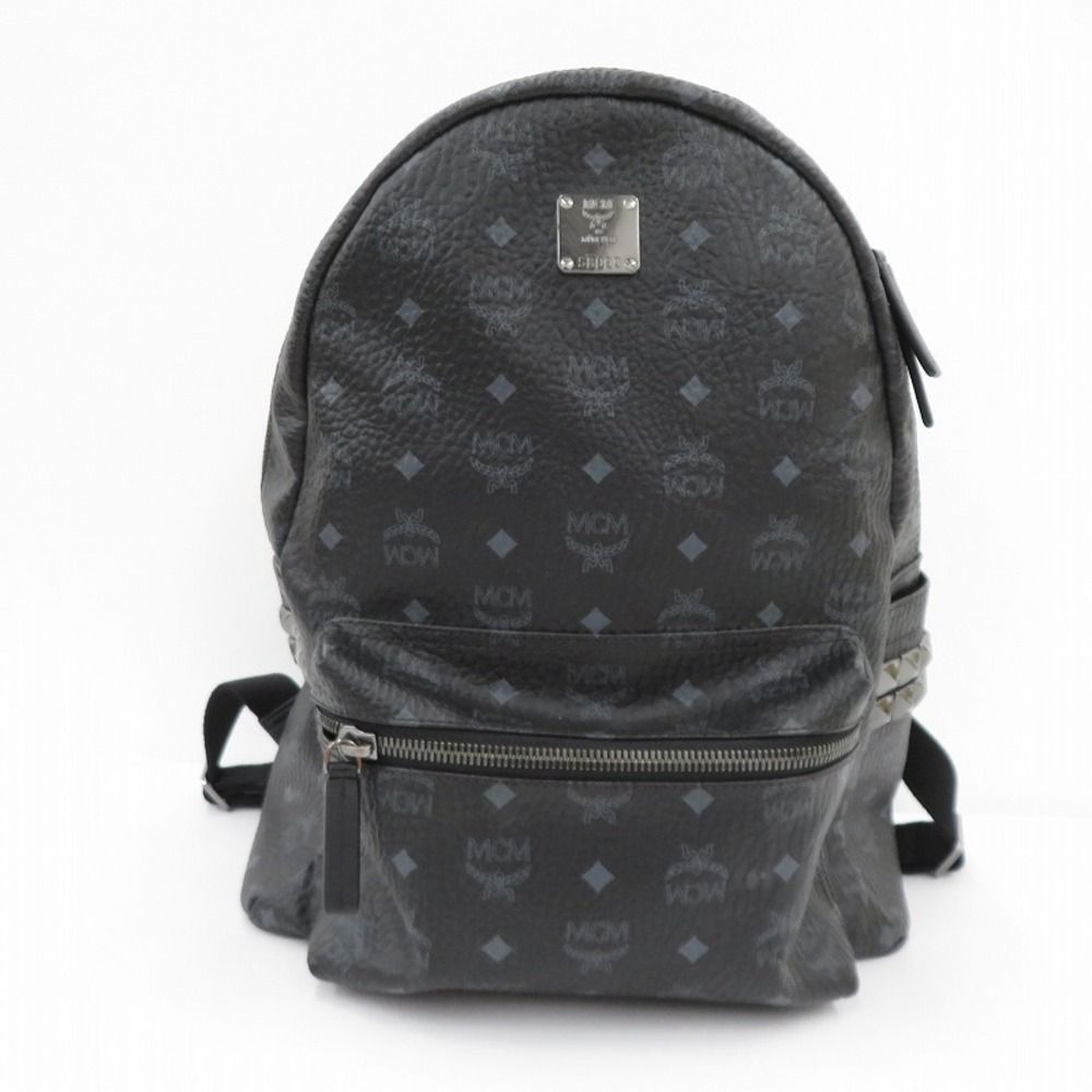 MCM Visetos Backpack Daypack Black